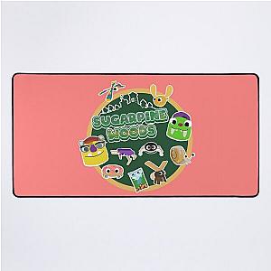 Sugarpine Woods Bugsnax Characters - Bugsnax Snax and Grumpus Desk Mat