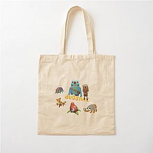 Bugsnax Fan Art Pack - Bugsnax Grumps and BugSnax Characters Bugsnax Mayor Filbo Cotton Tote Bag