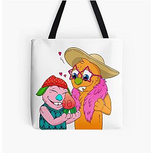 Bugsnax Gramble x Wiggle All Over Print Tote Bag