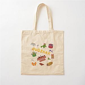 Bugsnax Bugsnax -Catching all The Bugsnax In Scorched Gorge Cotton Tote Bag