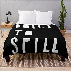 white logo Built To Spill Keep It Like A Secret Tour Live 2021 Throw Blanket