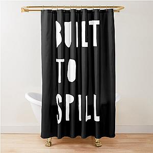 white logo Built To Spill Keep It Like A Secret Tour Live 2021 Shower Curtain