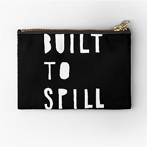 white logo Built To Spill Keep It Like A Secret Tour Live 2021 Zipper Pouch