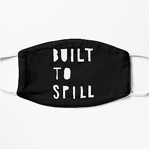 white logo Built To Spill Keep It Like A Secret Tour Live 2021 Flat Mask