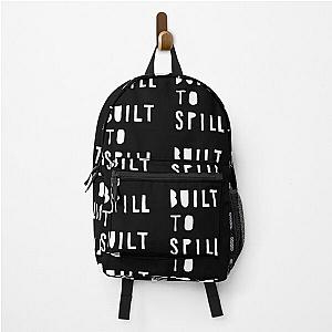 white logo Built To Spill Keep It Like A Secret Tour Live 2021 Backpack