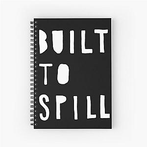 white logo Built To Spill Keep It Like A Secret Tour Live 2021 Spiral Notebook