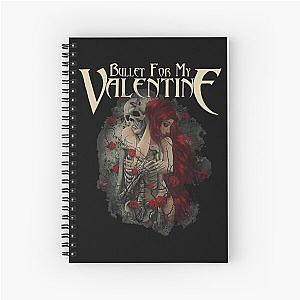 Bullet For My Valentine Skull Red Eyes Spiral Notebook