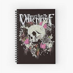 Bullet for My Valentine Skull and Roses Spiral Notebook