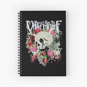 Bullet for My Valentine Skull and Roses Gift Men Spiral Notebook