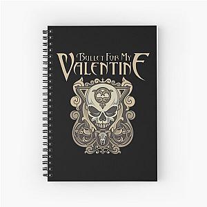 Bullet For My Valentine Design Retro Wave Spiral Notebook