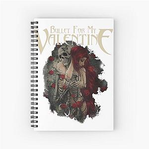 Bullet For My Valentine Skull Red Eyes Sweatshirt Spiral Notebook