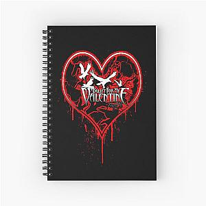 best logo bullet for my valentine band Spiral Notebook