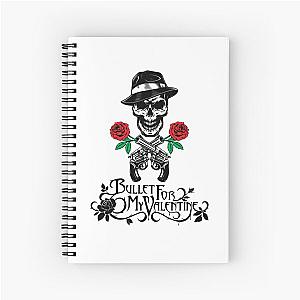 Vintage Photograp Bullet For My Valentine Illustration Idol Gifts Spiral Notebook