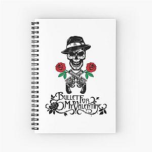 Vintage Photograp Bullet For My Valentine Illustration Idol Gifts Fot You Spiral Notebook