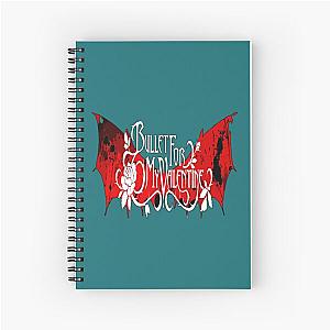 logo bullet for my valentine art   Spiral Notebook