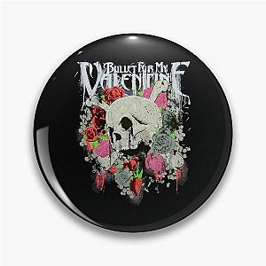 Bullet for My Valentine Skull and Roses Gift Men Pin