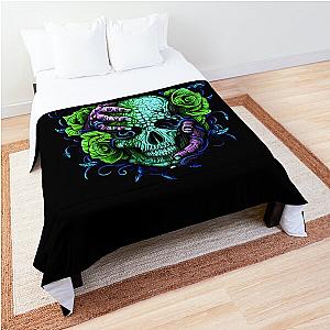 Vintage Retro Bones Valentine Green Gifts Best Men Comforter