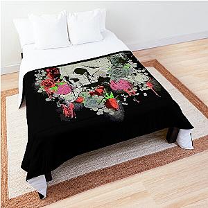 Bullet for My Valentine Skull and Roses Gift Men Comforter