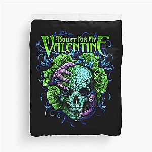 Vintage Retro Bones Valentine Green Gifts Best Men Duvet Cover