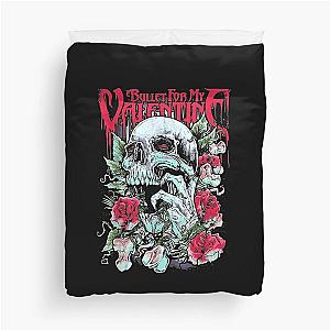 Roses Skull Bullet For My Valentine Duvet Cover