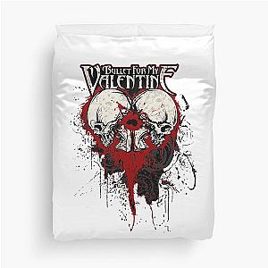 Music Vintage Bullet For My Valentine Two Skull Gift Music Fans Duvet Cover