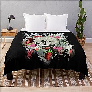 Bullet for My Valentine Skull and Roses Gift Men Throw Blanket