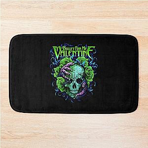 Vintage Retro Bones Valentine Green Gifts Best Men Bath Mat