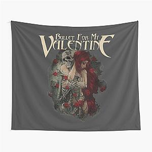 Bullet For My Valentine Skull Red Eyes Tapestry