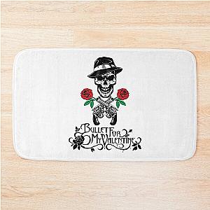 Vintage Photograp Bullet For My Valentine Illustration Idol Gifts Fot You Bath Mat