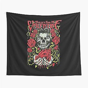 Bullet For My Valentine Roses And Heart Black Gift Tapestry