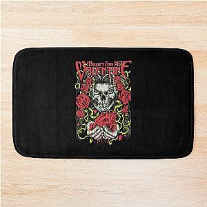 Bullet For My Valentine Roses And Heart Black Gift Bath Mat