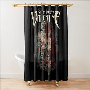 Bullet For My Valentine Skull Red Eyes Shower Curtain