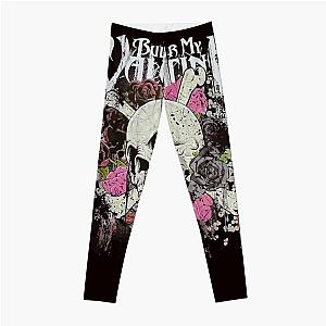 Bullet for My Valentine Skull and Roses Leggings