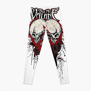 Music Vintage Bullet For My Valentine Two Skull Gift Music Fans Leggings