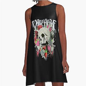 Bullet for My Valentine Skull and Roses Gift Men A-Line Dress