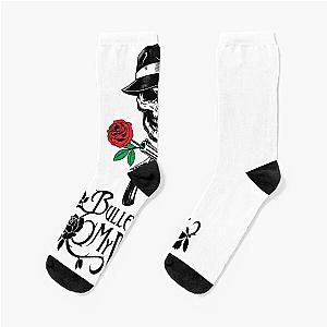 Vintage Photograp Bullet For My Valentine Illustration Idol Gifts Fot You Socks