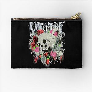 Bullet for My Valentine Skull and Roses Gift Men Zipper Pouch