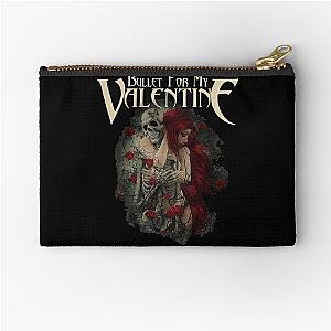 Bullet For My Valentine Skull Red Eyes Zipper Pouch