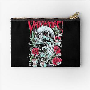 Roses Skull Bullet For My Valentine Zipper Pouch