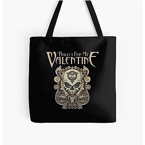 Bullet For My Valentine Design Retro Wave All Over Print Tote Bag