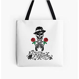 Vintage Photograp Bullet For My Valentine Illustration Idol Gifts All Over Print Tote Bag