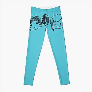 wan! akutagawa dazai atsushi drawn by kyoka Sticker Leggings