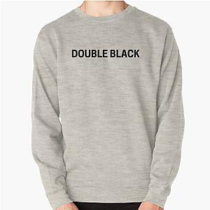 Double Black Pullover Sweatshirt