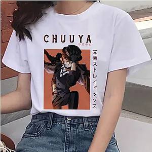 Bungou Stray Dogs Character Picture Print T-shirts