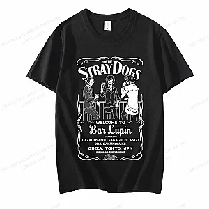 Manga Bungou Stray Dogs Welcome To Bar Lupin Anima T-shirts