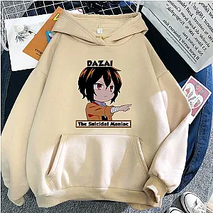 Bungo Stray Dogs Chuuya Nakahara Dazai The Suicidal Maniac Anime Hoodies