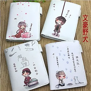 Bungo Stray Dogs Nakajima Atsushi Dazai Osamu Nakahara Chuuya Snap-fastener Short Wallet