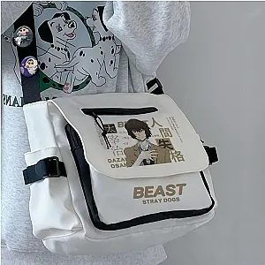 Anime Bungo Stray Dogs Black White Shoulder Bag