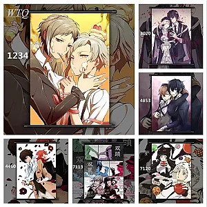 Bungou Stray Dogs Dazai Chuuya Atsushi Anime Wall Poster