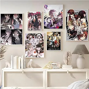 Bungou Stray Dogs Self-adhesive Art Poster